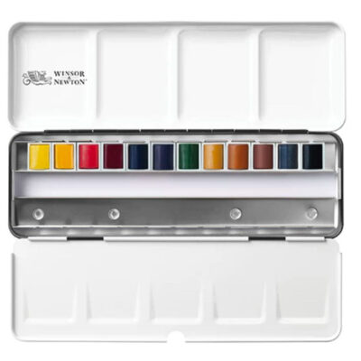 Winsor Newton 12 half pans
